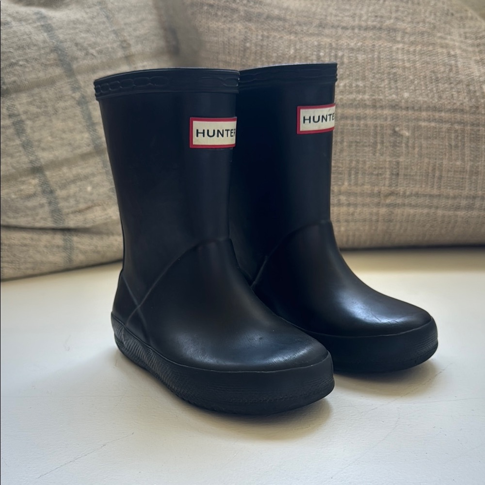 Hunter Toddler Black Rain Boots